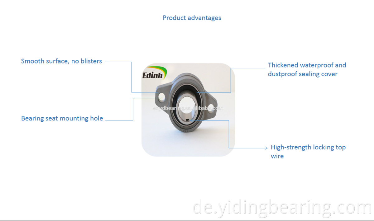 SS Stainless Steel Pillow Block Bearing SSUCF205 SSUCF206